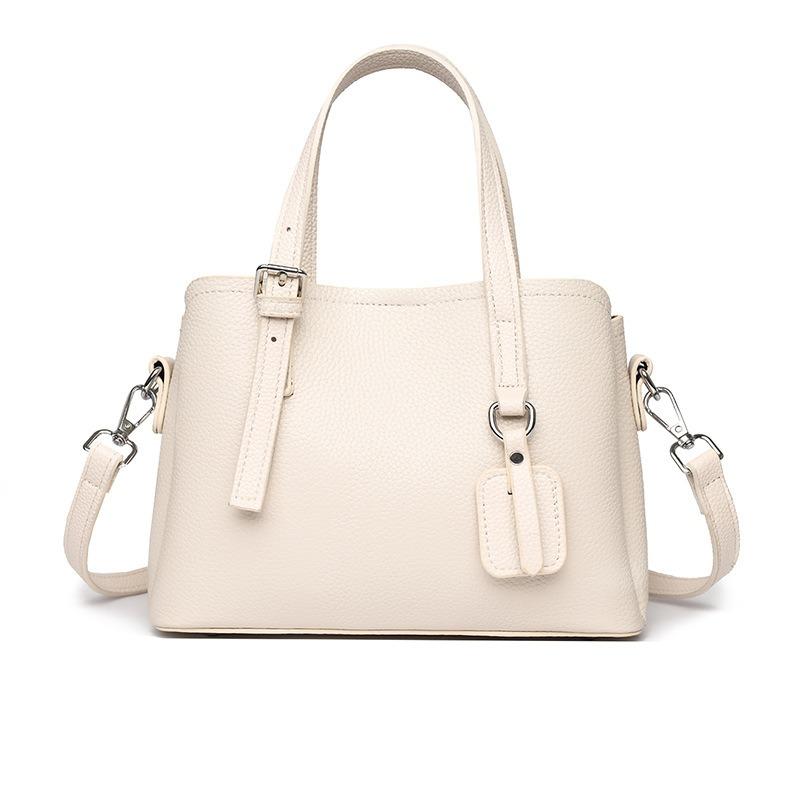 First layer cowhide handbag commuter bag women's new high-end messenger bag mother bag women's bag