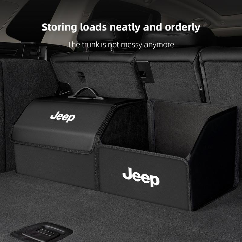 Car Trunk Storage Box Foldable Suitcase Travel Organizer Bag For Jeep Grand Cherokee Wrangler JK Gladiator Compass Renegade AMT1