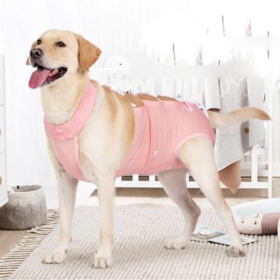 Dog Recovery Suit Abdominal Wound Outfits Breathable Prevent Licking Post Surgery Body for