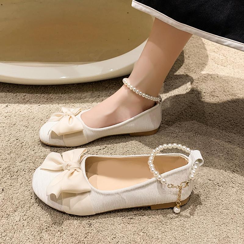 Moccasin Shoes Female Footwear Casual Sneaker Shallow Mouth Square Toe Slip-on Moccasins Summer Dress Grandma Comfortable New