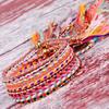 Braided Bracelet Fashion Decor Accessory Jewelry Accessories Adjustable Thread Bracelets with Fringe Decors Birthday Gift