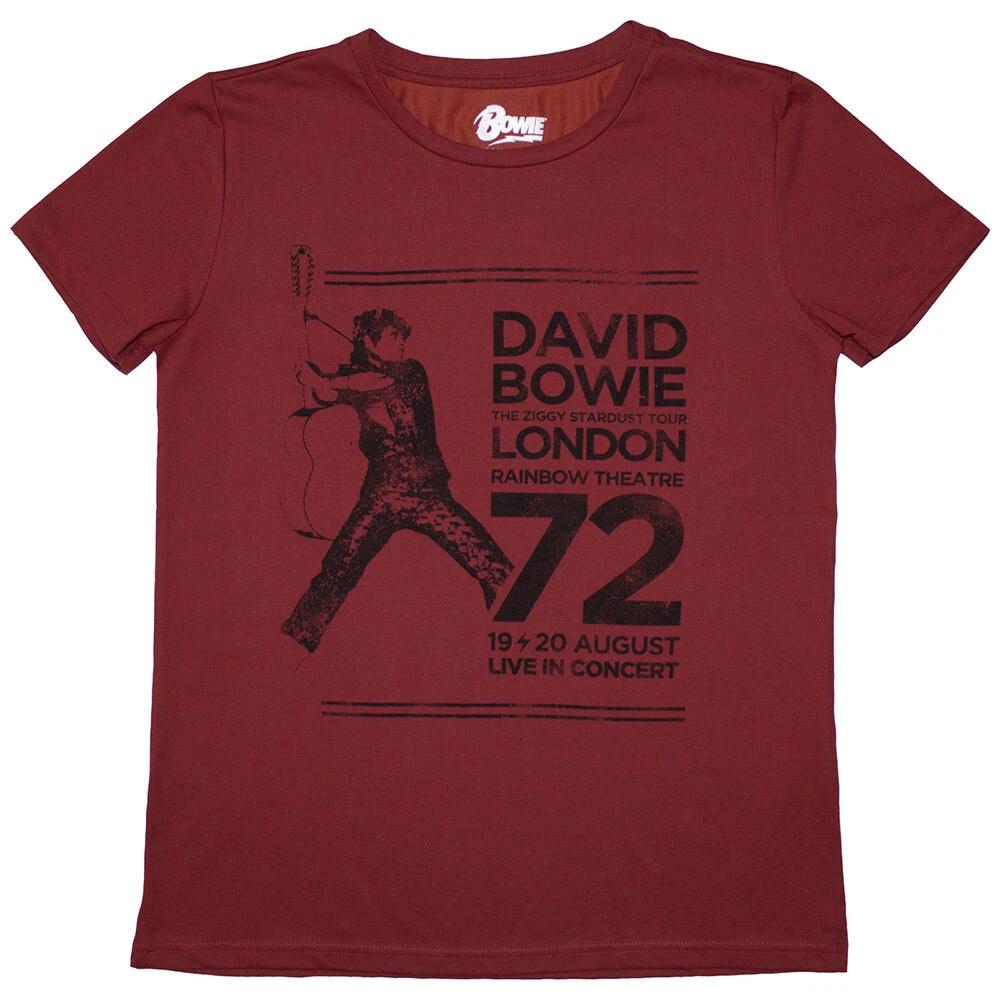David Bowie Ladies T-Shirt: Rainbow Theatre (Large) 2XL