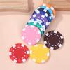 10 Pcs Abs Plastic Poker Chips Casino Texas Hold'Em Poker Metal Coins 11.5G Chips Poker Game Chip Set Accessories