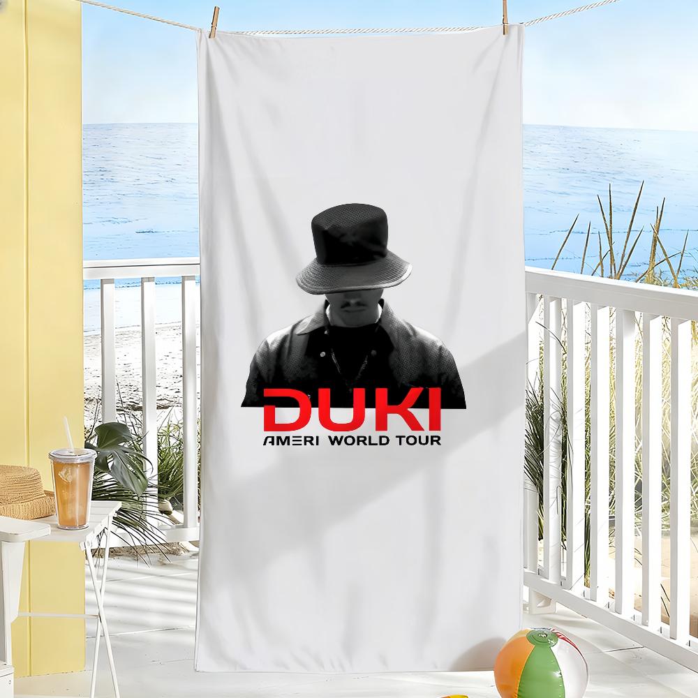 

Hot Rapper Duki 5202 Music Towel Soft Pool Gift For Travel Gym Shower Camping Quick Dry Sports Large Beach Towels W30*H60(CM)