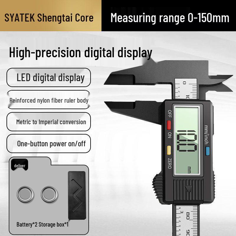 

High-Precision Digital Vernier Caliper for Industrial, Jewelry, and Household Use