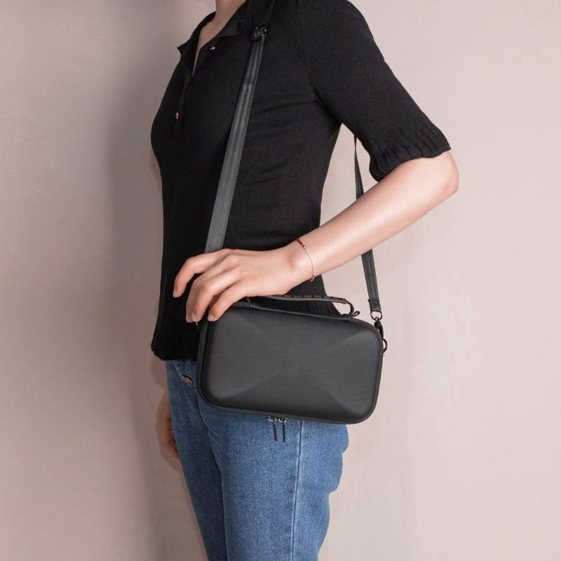 Shockproof Organiser EVA Hard Shell Carrying Case Storage Bag for OM 7/7P Handheld Gimbals Black