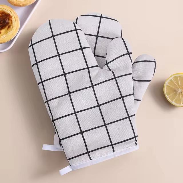 Insulated Gloves Heat-resistant Microwave Gloves Heat-resistant Kitchen Oven Gloves Anti Slip Wear-resistant Baking Gloves