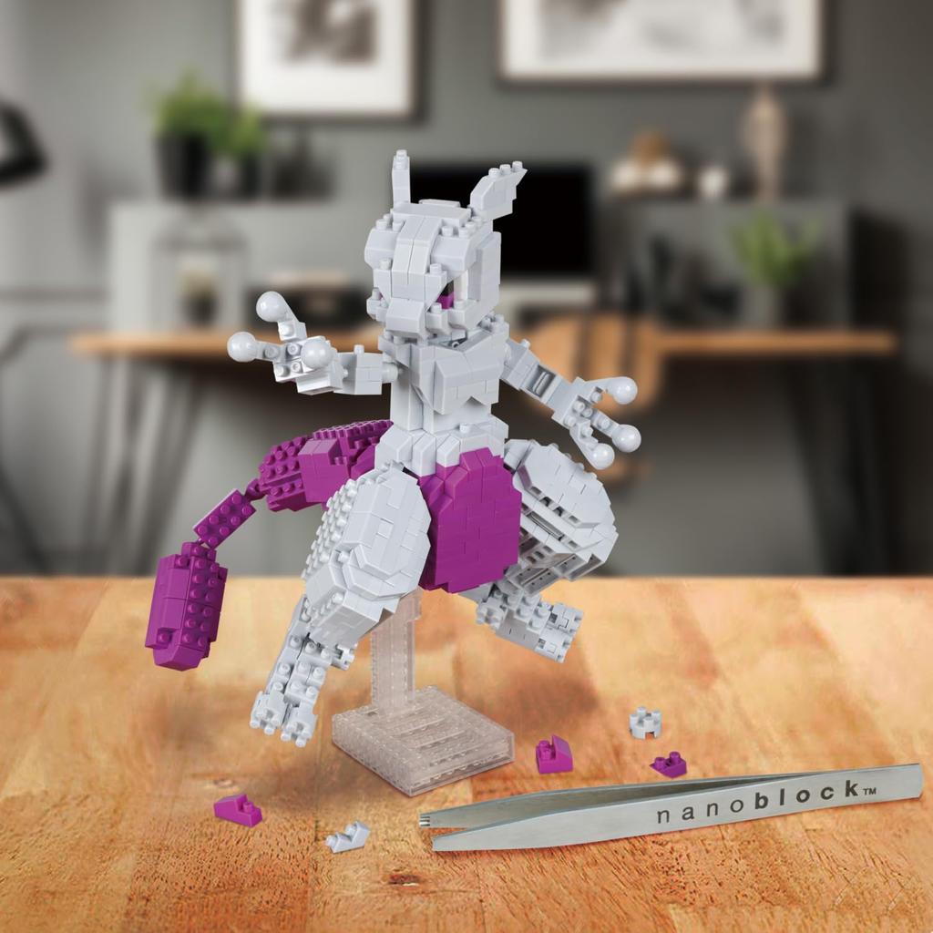 Nanoblock Kawada Mewtwo Deluxe Edition 620 Pieces Ages Pokémon 12+ NBPM_101