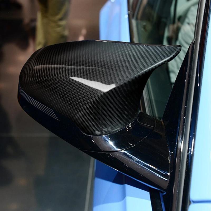 For BMW F80 M3 F82 M4 M2 F87 2014-2019 Real Carbon Fiber Car Side Exterior Rearview Mirror Panel Cover Trim Car Accessories