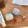 Korean Polka Dot Yellow and Blue Splicing Is Suitable for AirPods 1st Generation Protective Case 1/1/1 Generation Earphone Case New Pro1st Generation