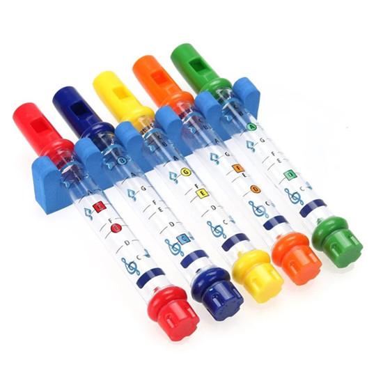 Water Flute Toy Kids Children Colorful Water Flutes Bath Tub Tunes Toys Fun Music Sounds Bathtub Shower Pool Bathroom Toy