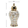 Porseleinen Ginger Jar Organizer Keramische voor Woonkamer