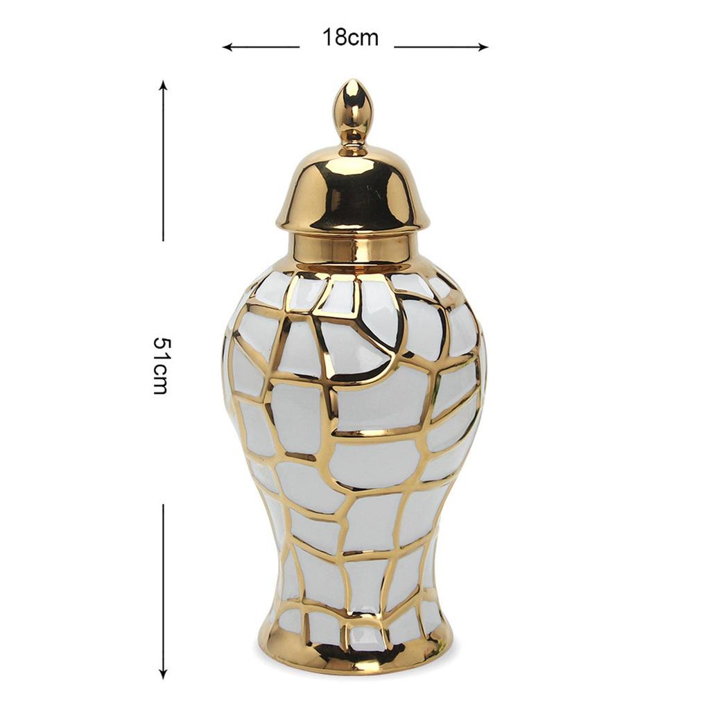 Porseleinen Ginger Jar Organizer Keramische voor Woonkamer