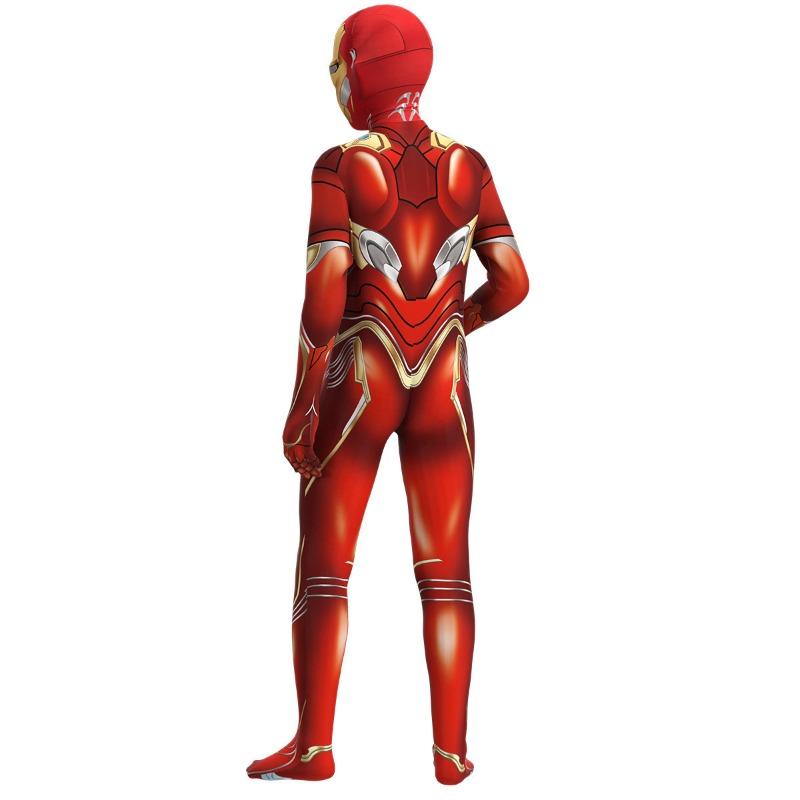 Halloween, Spider-Man Clothes Kids Suit Summer Costume Children's Day Iron Man Boys One-Piece Tights