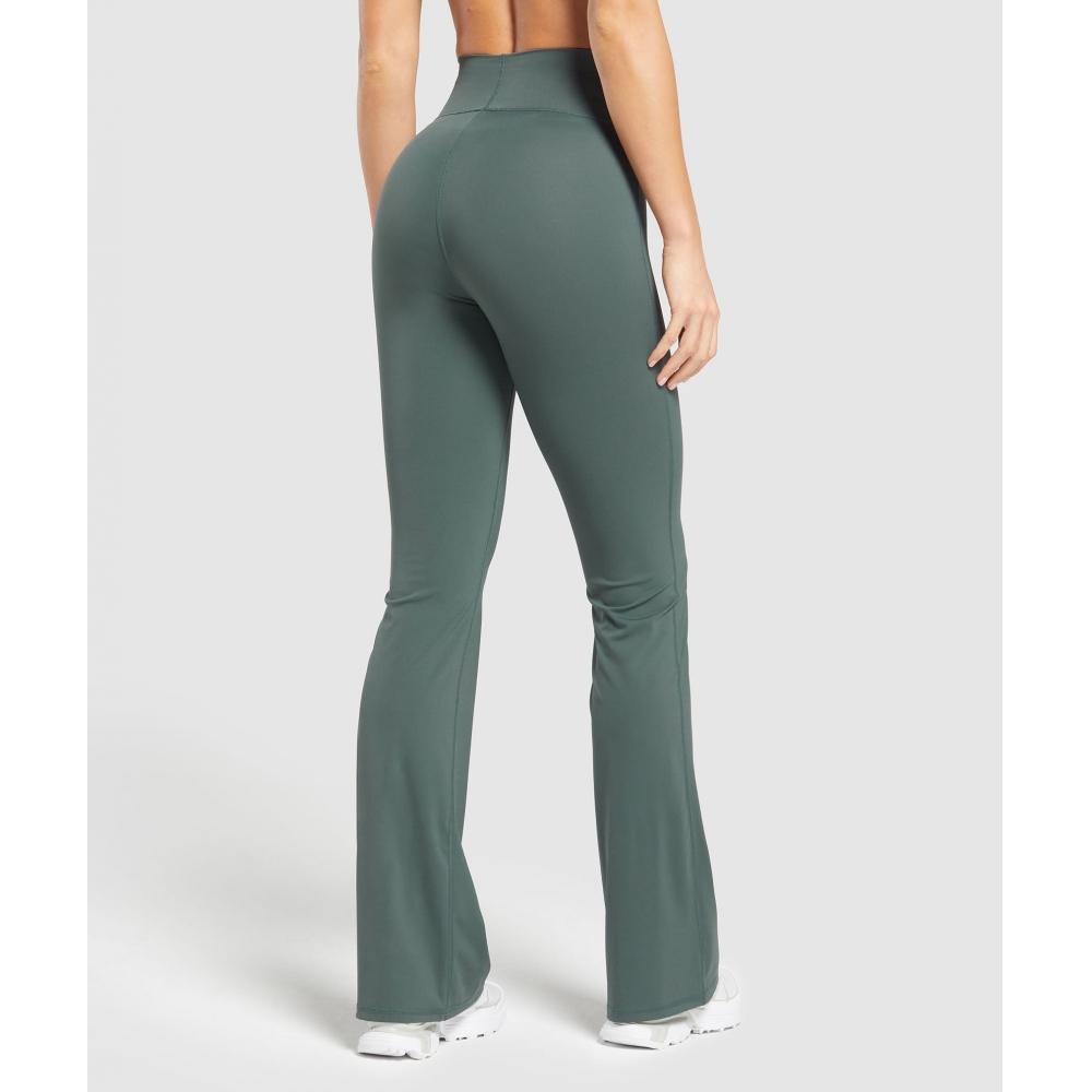 Gymshark Elevate Flared Leggings 2.0 Slate Teal B1c8u Tbnh