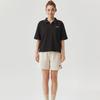 Skechers Breathable Solid Color Fitted Short Sleeve Polo Shirt Women tops L126W029-0018