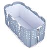 Large Foldable Bathtub for Shower Stall, Portable Family Soaking Tub for Adults, Non-Inflatable Collapsible SPA Tub for Hot, Ice Bath, No Installation