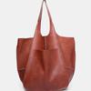 Retro Simple Big Bag Soft Leather Large Capacity Shoulder Portable Tote Women's Bag
