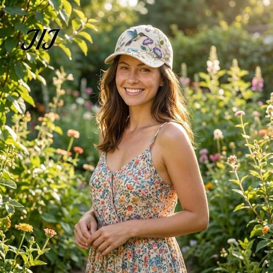DIY Beaded Hat Kit Baseball Cap Kit, Handmade Animal Garden Set, Teens Set Craft Project for Adults Beginner
