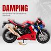1:9 CBR1000RR-R Motorcycles Toy Car Models Metal Diecast Shock Absorption Sound Light Rubber Tires Miniature motors boy Gifts