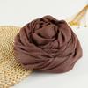 New Muslim Linen Cotton Scarf Hijab Big Size Soft Shawls For Women Muslim Scarves Solid Color Wraps Ladies Headband 190*100cm