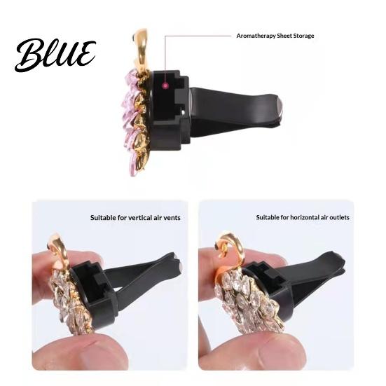 Totenkopf Herz Auto Dekoration 2 Stück Bling Lüftungsschlitz Clips Strass Glänzend Duft Diffusor Armaturenbrett Zierleiste Clip Lustiger Kopf Auto Innenraum Ornament Halloween