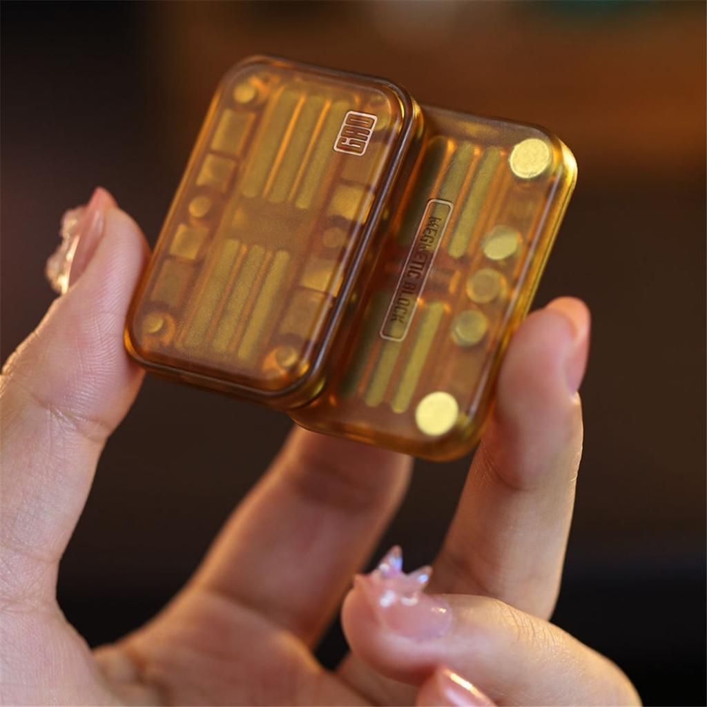 GAO Studio Magnetic Block Fidget Slider Sensory Toys EDC Fidget Spinner ADHD Tool Stress Relief Fidget Toy