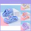 Girls Summer Lightweight Eva Clog Sandals Breathable Non-slip Cartoon Beach Shoes In Purple Pink Blue Yellow
