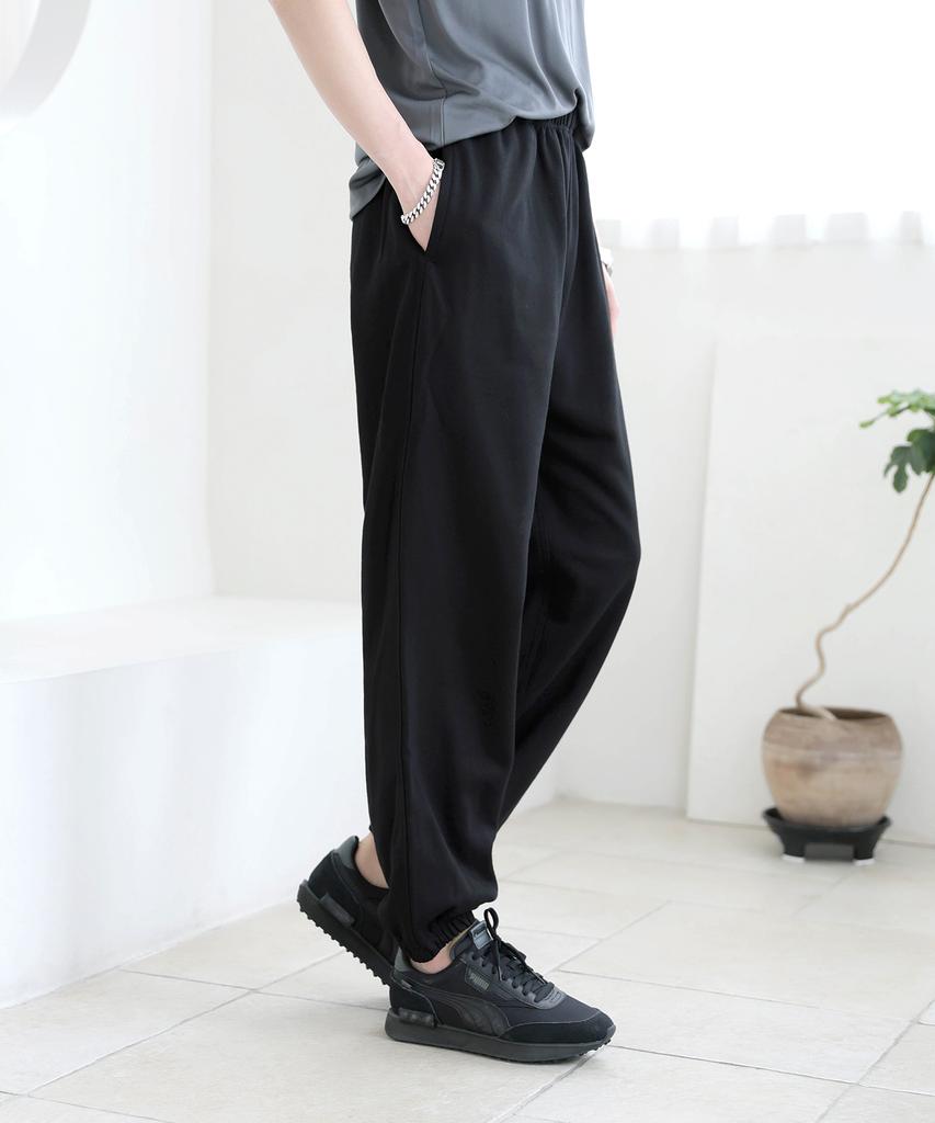 Jikeulib Elastic Waist Wide Jogger Training Sweatpants