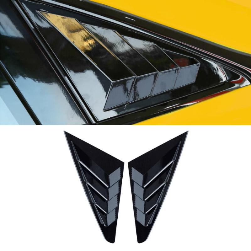 YUP4  For MG GT 2023 Accessories Car Window Trim Cover Rear Triangle Window Decoration Sticker Exterior Modification Product Parts