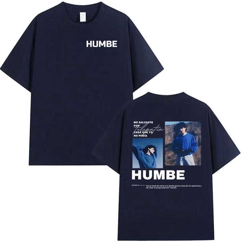 Singer Humbe Dueno Del Cielo Tour 2026 Graphic TShirt Mens Hip Hop Pop Fans Fashion Oversized Cotton T Shirt Gothic Streetwear