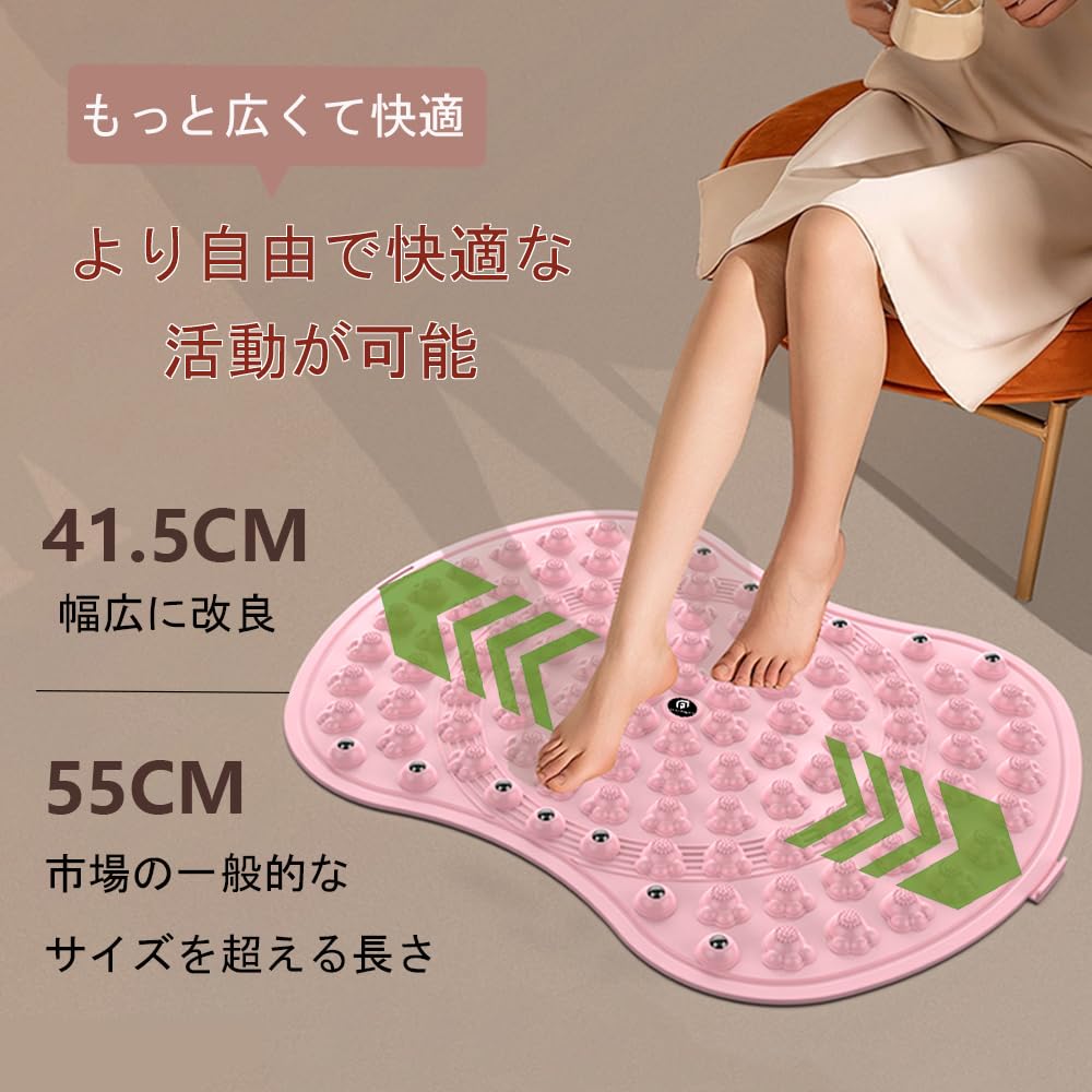 Recommended by Judo 55cm Foot Reflexology Acupressure Board for Slow Foot Thick and Ideal for Home Relaxation and Healthy Unisex Therapists Mat,