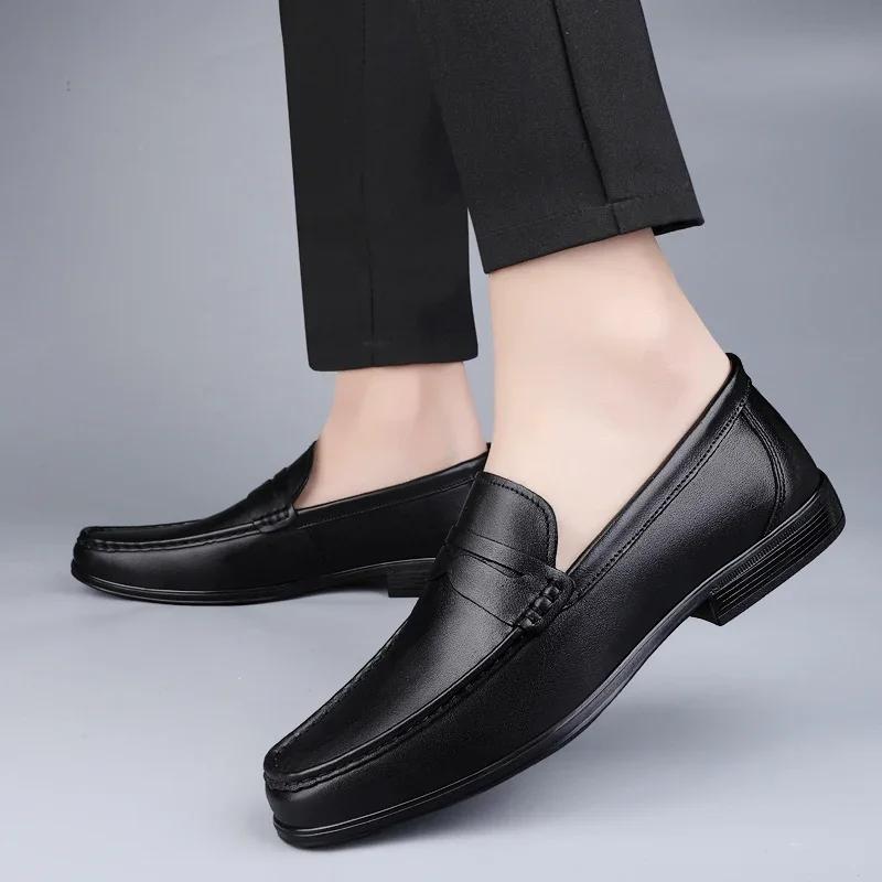 Fashion Advanced Luxury Brand Minimalist Designer Style Elegant Comfortable Loafers Handmade Footwear High-quality Genuine Leather Shoes