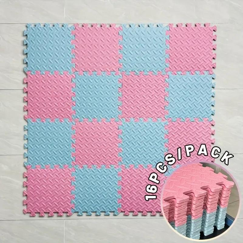 

16 штук Ковер напольный с рисунком листьев Взаимозацепляемый пенный пазл Мат для ползания Мягкий Нескользящий Детский игровой коврик Полы для гостиной