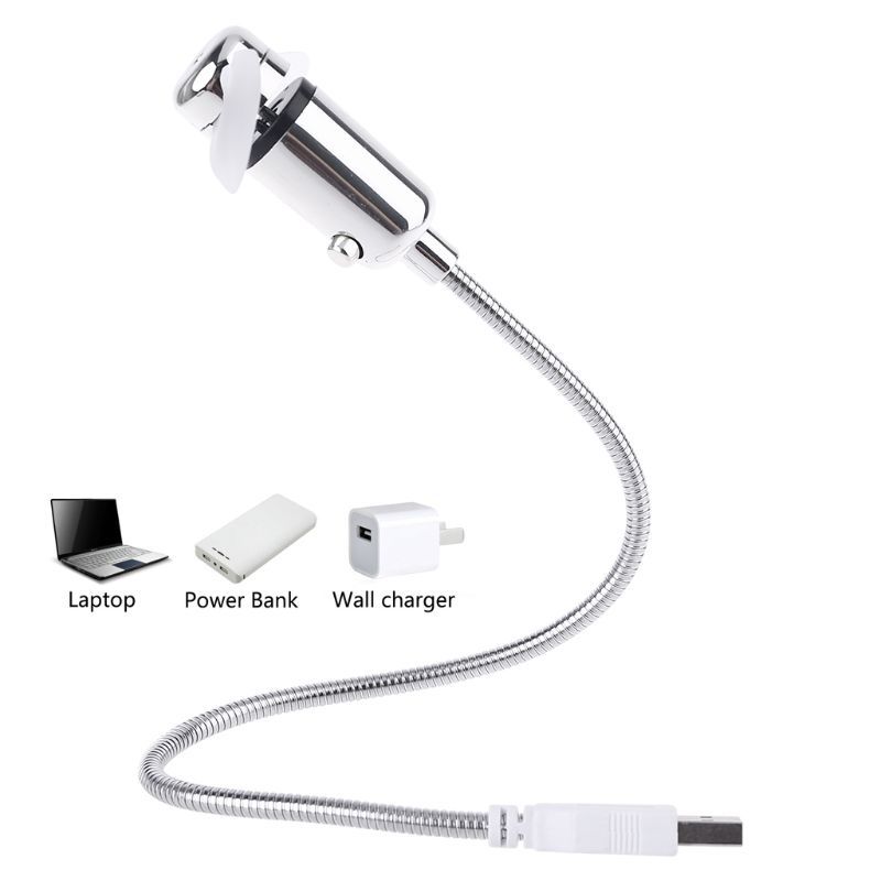 Energy Saving Usb Cooling Fan Flexible Gooseneck Electric Motor Fan With Switch For Notebook Laptop