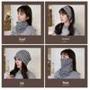 Women's Autumn & Winter Plush Face Mask Neck Protector: Windproof, Warm, and Versatile Scarf Set for Outdoor Cycling