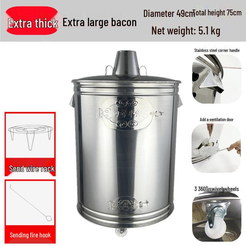 Gold Stainless Steel Indoor Paper Money Burning Barrel for Household and Temple Use