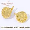 French Circular Thread Earring Hooks Lever Back Open Loop Setting for DIY Earring Clasp Jewelry Making Accessories Findings