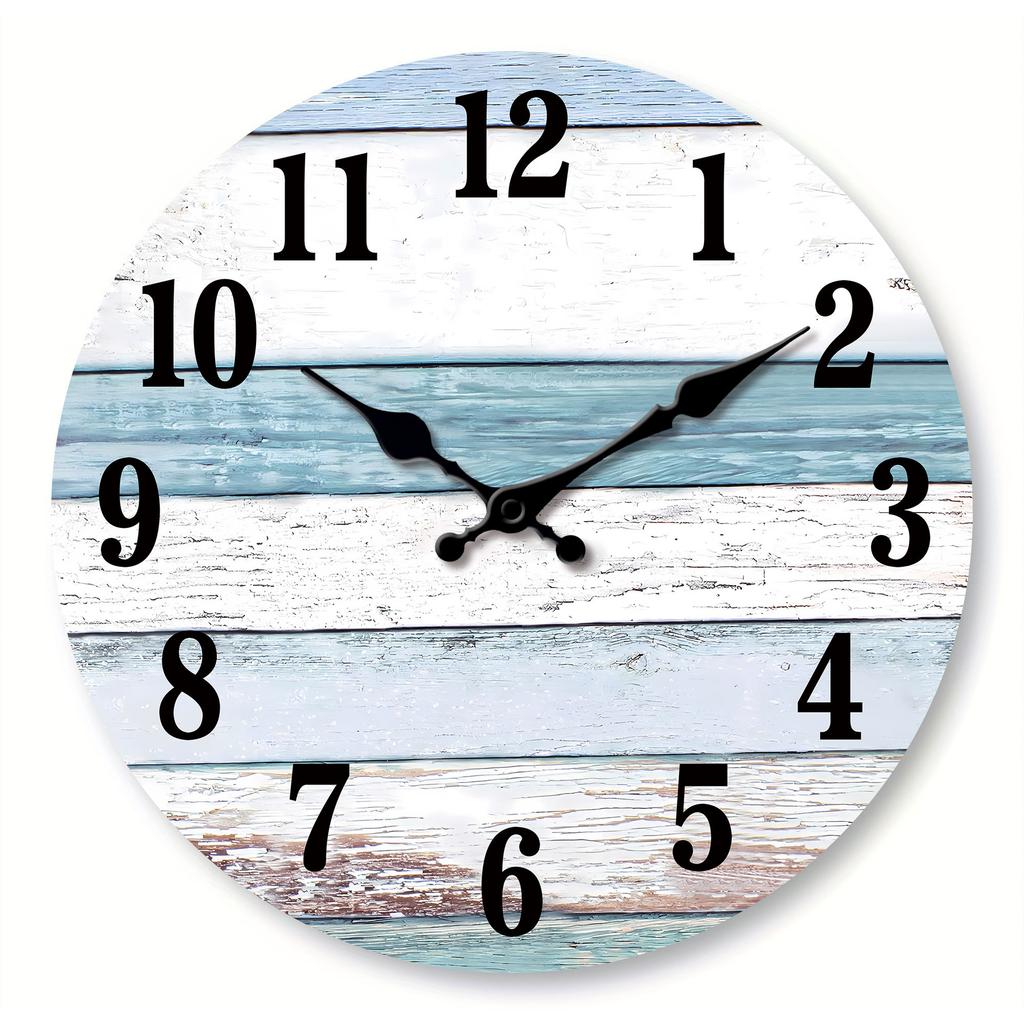 11 inch popular simple clock retro wooden wall clock living room silent clock wall clock