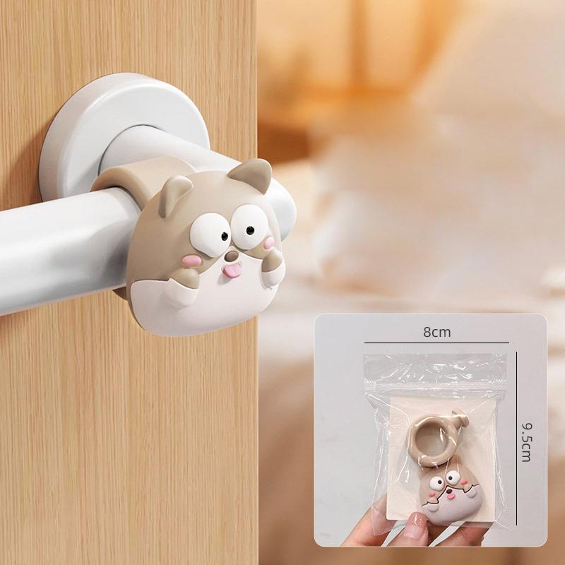 Silicone Door Handle Anti-Collision Pad For Entrance Bedroom Door, Anti-Collision Window Handle, Anti-Collision Door Stop