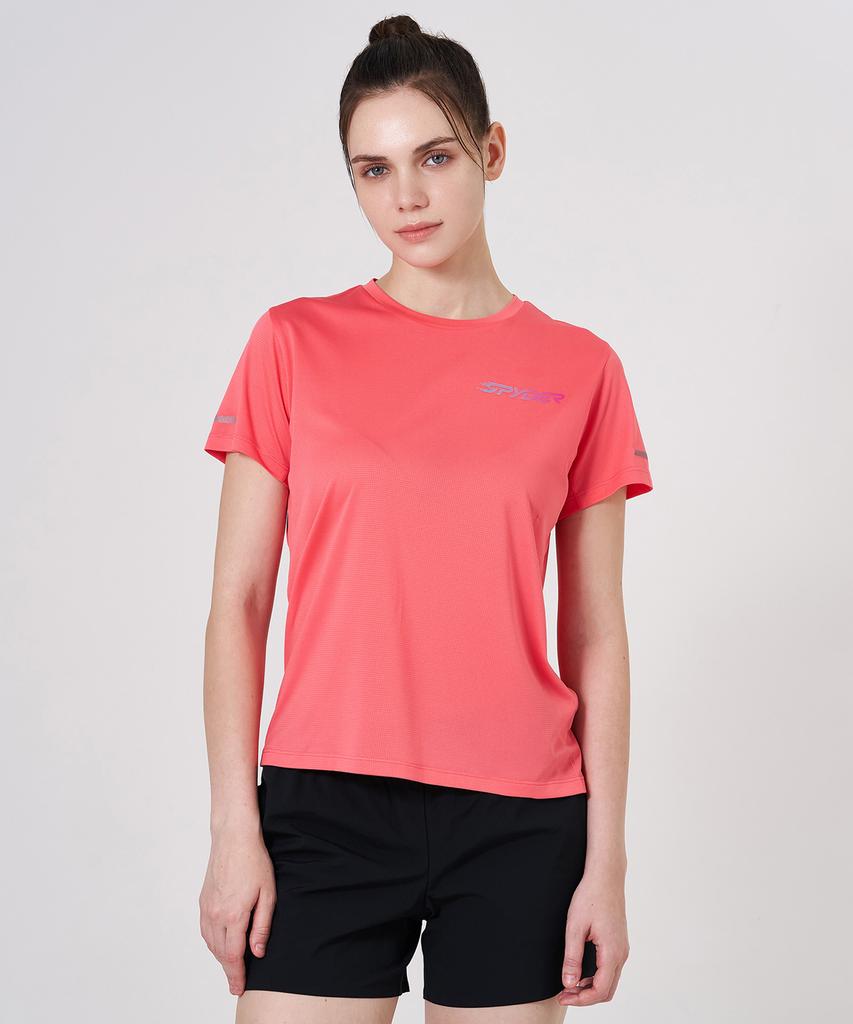 SPYDER Women'S Lightweight Short Sleeve Running T-Shirt Spkmcnrs282Wcor