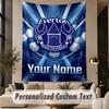 Custom Text Tapestry Everton FC Print Wall Tapestry Indoor Living Room Wall Decor