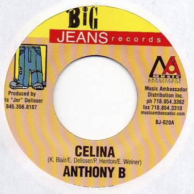 

7inch Record ANTHONY B / MEGA BANTON - Celina / Serve No Purpose BJ020 Big Jeans Recor 2001 US Reggae, Ska & Dub Used