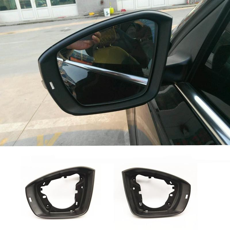 Side Mirror Frame Holder For Skoda Octavia 2014-2017 VW T-ROC 2018- Rearview Mirror Housing Frame Automotive Accessories