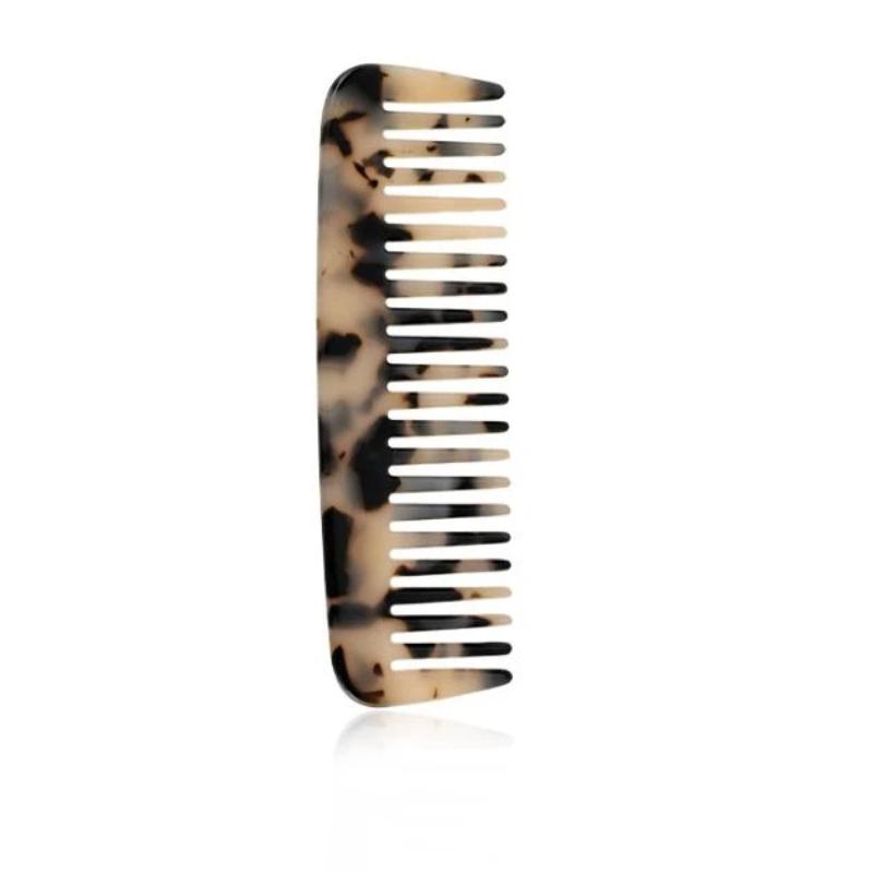 Portable Mini Acetate Comb 1Pc Pocket Size Durable for Daily Beard Grooming Travel Hairstyling Tool