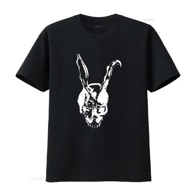 Donnie Darko Jake Gyllenhaal Black T Shirt Vintage Washed Designer Clothes Unisex Comfortable Streetwear Fashion Graphic Soft