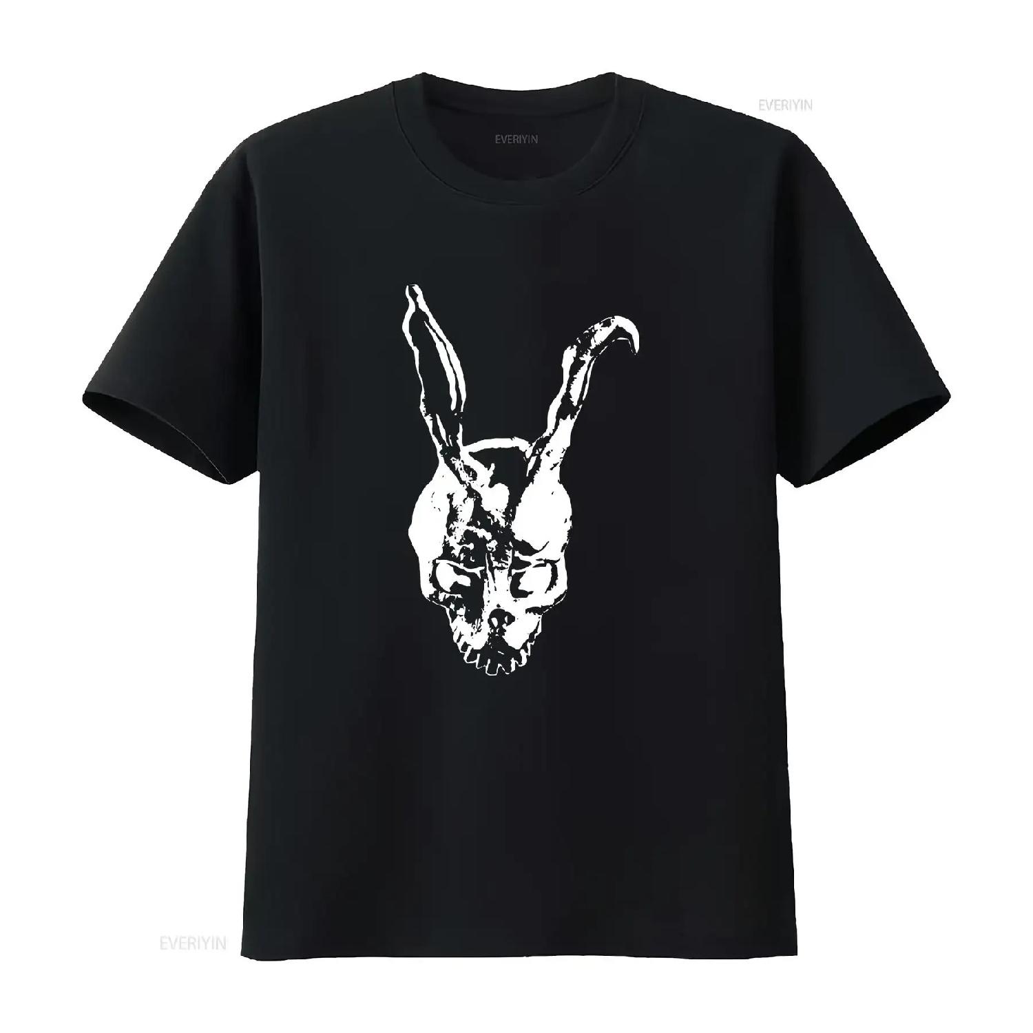 Donnie Darko Jake Gyllenhaal Black T Shirt vintage Washed designer clothes Unisex Comfortable streetwear fashion graphic Soft S