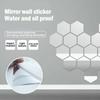 DIY Bathroom Ultra-thin Roll Stickers Self Adhesive Wall Tile Stickers Mirror Wall Sticker