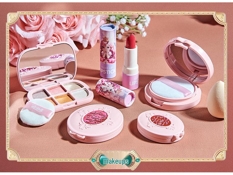 Princess Makeup Set for Kids: Girls’ Birthday Gift with Nail Polish