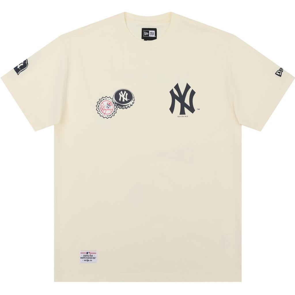 New Era SS23 New York Yankees Logo Print Casual Crewneck T-Shirt 13559698
